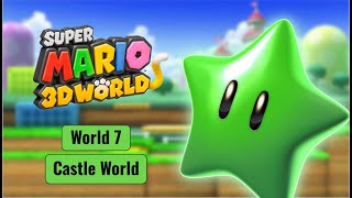 Super Mario 3D World - World 7 (Castle World) Full Walkthrough with Most Stamps and Stars Collected