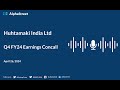 Huhtamaki india ltd q4 fy202324 earnings conference call