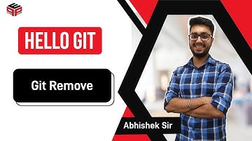 How to remove a file from git ?|How to unstage a file ?| git rm| Hello GIT| Learning GIT from basics