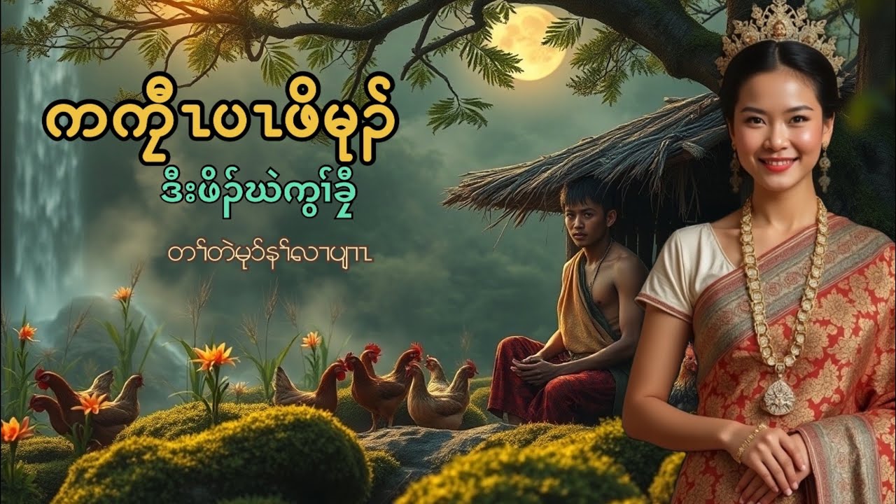 🟣No.300-Karen Story - King Daughter And Orphan ကကၠီၤပၤဖိမုၣ်ဒီးဖိၣ်ဃဲကွၢ်ခၠီ #tpnkarenlengendstory