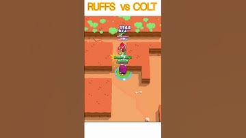 ruffs vs colt in brawl stars #brawlstars #shorts #supercell #ruffs #colt