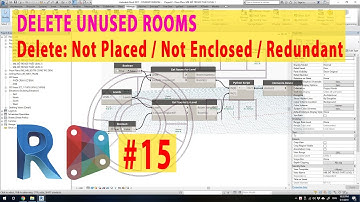 DYNAMO REVIT 15 Xóa Room Not Placed, Not Enclosed, Redundant Rooms - Delete Unused Rooms