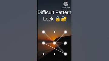 Difficult Pattern lock 🔐| #mobilelock #shortsfeed #shorts