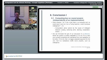 Computers Can Do Almost Nothing -- Except Cognition (Perhaps) [SHAIL 2012]