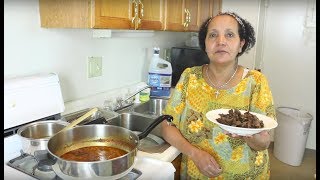 How to Make Kuwanta/Quanta Firfir - Ethiopian Food