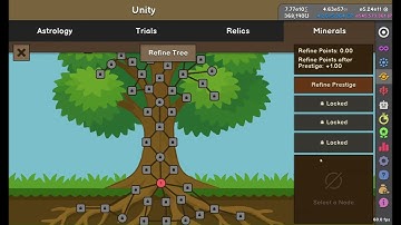 unlocking refine tree in revolution idle