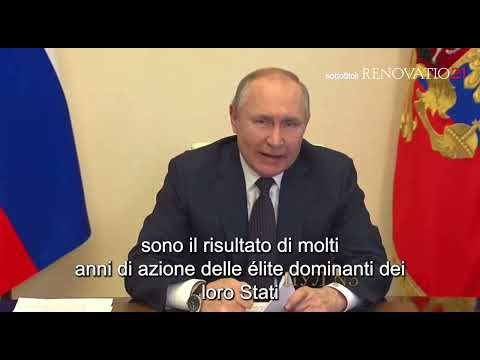 Putin messaggio all'uomo comune occidentale