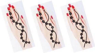 Easy Flower Mehndi||Designer mehndi design||Mehndi design simple||Mehndi ka design||back hand mehndi screenshot 4