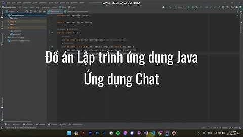 [Lập trình ứng dụng Java] Đồ án Ứng dụng Chat