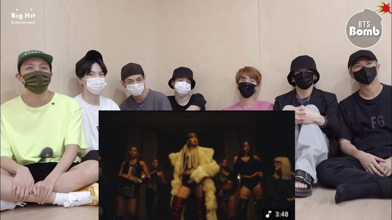 BTS Reaction to Lisa 'FUTW' Mv Fan-made 💜