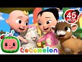 Play Outside at the Farm + Shopping Cart Song + MORE CoComelon Nursery Rhymes &amp; Kids Songs