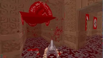 DOOM MOD NAZI AUFERSTEHUNG AUFERSTEHUG ~ WOLFENSTEIN 3D ELEMENTS MAP 02
