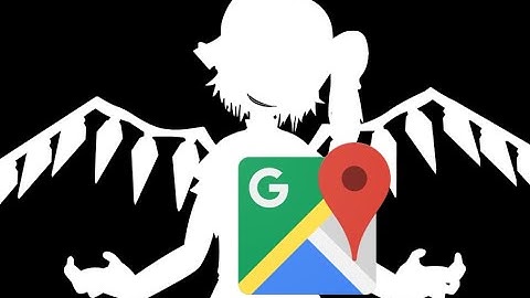 Bad Apple!! played on Google Maps