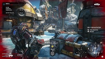 XBOX ONE X - Gears 5 - Horde On Icebound With Jack