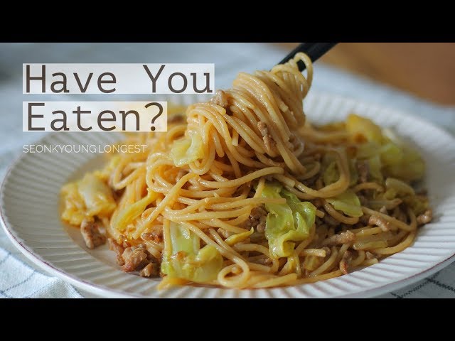 ASMR FOOD Miso Butter Spaghetti NUDERS! | Seonkyoung Longest