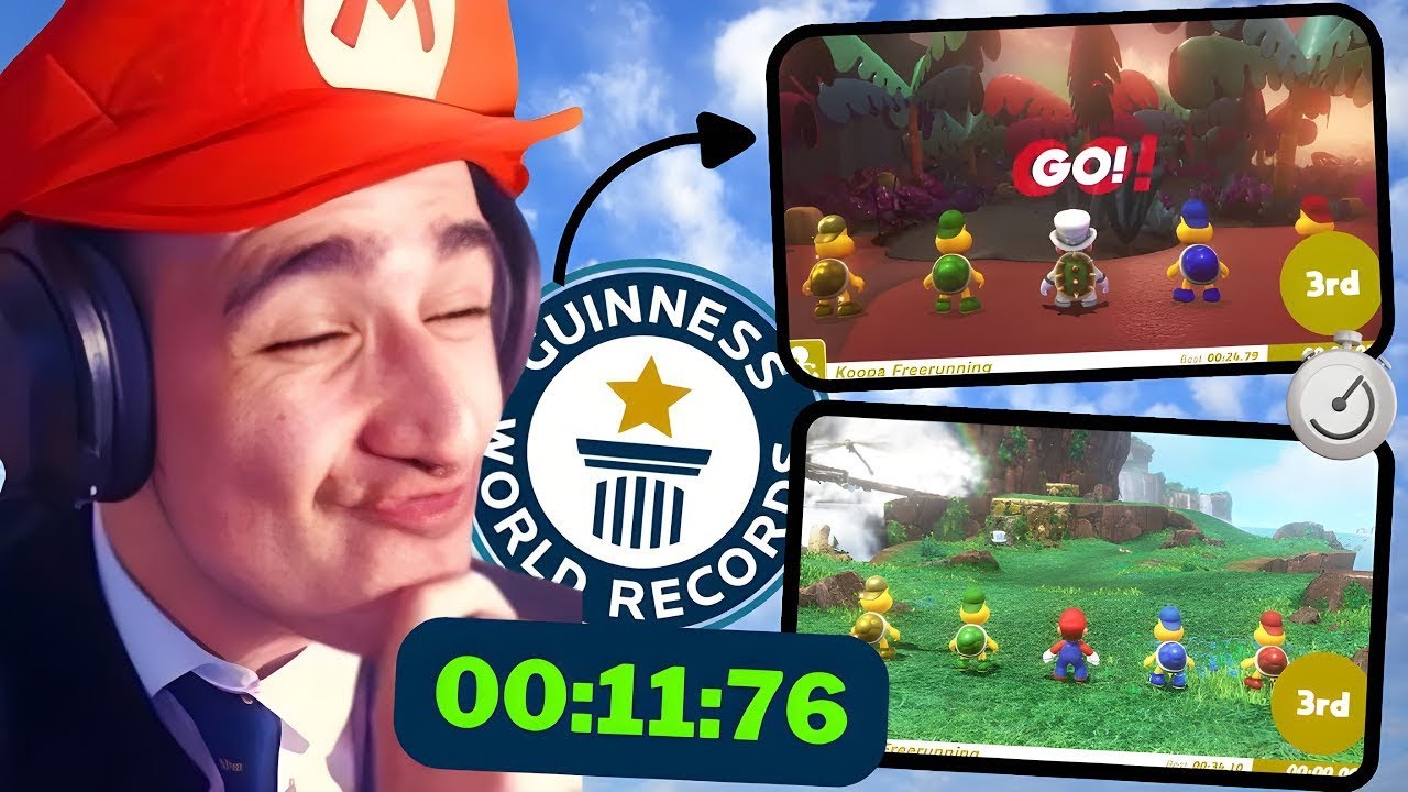 REACCIONO a TODOS Los WORLD RECORD de Koppa FreeRunning || TiToPinha Super Mario Odyssey