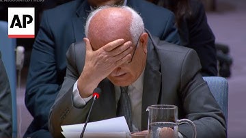 Palestinian ambassador gets emotional talking about children deaths in Gaza