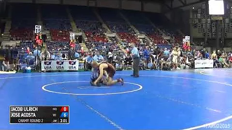 138 Champ. Round 2 - Jose Acosta (Wisconsin) vs. J...