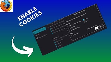 how to enable cookies on firefox