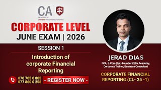 𝐂1.𝐀 - 𝐂𝐋𝟏 - .𝐈𝐧𝐭𝐫𝐨𝐝𝐮𝐜𝐭𝐢𝐨𝐧 𝐨𝐟 𝐂𝐨𝐫𝐩𝐨𝐫𝐚𝐭𝐞 𝐅𝐢𝐧𝐚𝐧𝐜𝐢𝐚𝐥 𝐑𝐞𝐩𝐨𝐫𝐭𝐢𝐧𝐠 (𝐒𝐞𝐬𝐬𝐢𝐨𝐧 𝟎𝟏) 𝐌𝐨𝐫𝐞 𝐃𝐞𝐭𝐚𝐢𝐥𝐬 👇