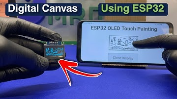 DIY OLED Touch Painting with ESP32 | Draw on the Web & Watch It on OLED!