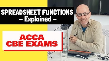 How to use spreadsheet functions for the ACCA CBE Strategic Professional Exams