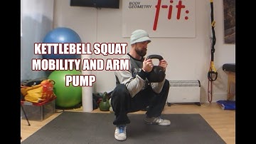 Kettlebell Goblet Squat Biceps Curl