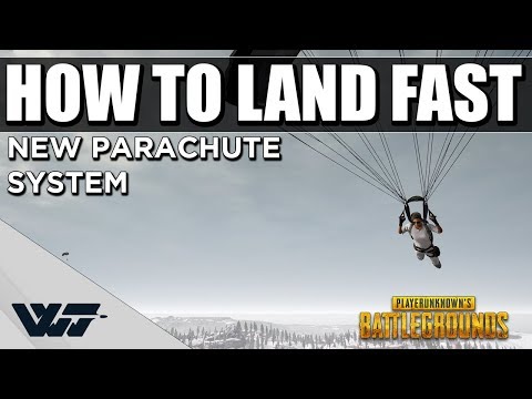 GUIDE: HOW TO LAND FAST - Is wavejumping still a thing? - New parachute system! - PUBG