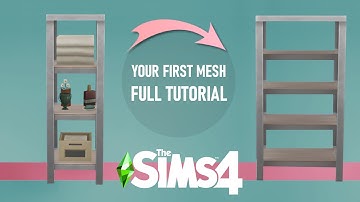 How to Make MESH in The Sims 4? | FULL Easy & Simple CC Tutorial for Beginners (BLENDER)