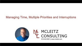 MMPI - Video 3 - Time Management Overview