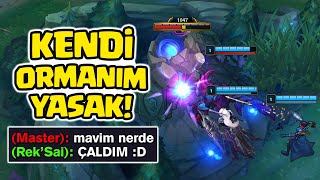 KENDİ ORMANIMI KESMEME CHALLENGE! | SÜREKLİ RAKİP ORMANDAYIM | Zegabon