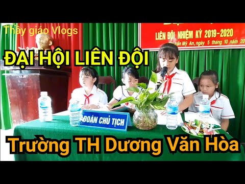 Hoạt động VH-GD | Đại hội Liên đội trường được tổ chức như thế nào? Thầy giáo Vlogs