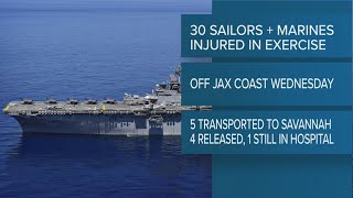 30 sailors and Marines injured off the coast of Jacksonville by First Coast News 584 views 14 hours ago 27 seconds