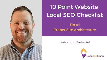 Website Localization - Essential Local SEO Checklist For 2020 – Tip #1 - Proper Site Architecture