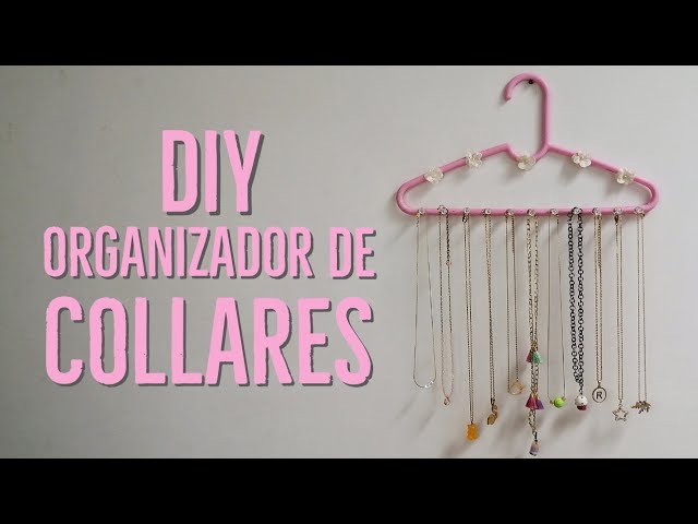 DIY: CÓMO HACER UN COLGADOR DE COLLARES CON UN PALO / EL nido DE