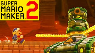 Mario Maker 2 - How to make a BOOMSDAY MACHINE Boss Fight (Mario Galaxy 2 Boss)