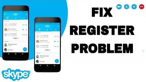 How To Fix And Solve Skype Register Problem | Final Solution