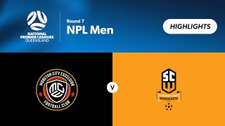 NPL Men Round 7 - Moreton City Excelsior vs. Sunshine Coast Wanderers Highlights