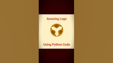 Amazing Logo using Python Code l turtle l #coding #python #shorts