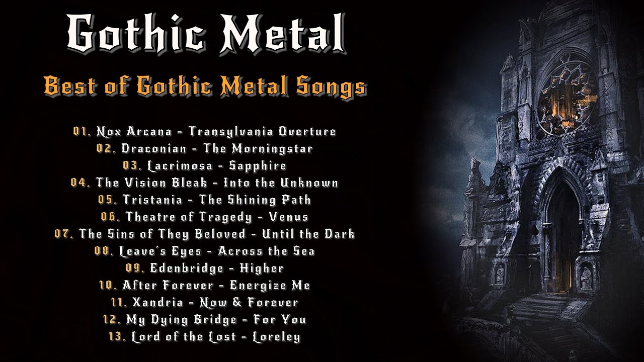 Gothic Metal│Best of Gothic Metal Songs│Gothic Metal Music│Gothic Metal  Songs│Playlist│Mix│ 