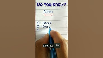 ROM full form | full form of  rom #shorts #trendingshorts #viral #ytshorts #rom #computer