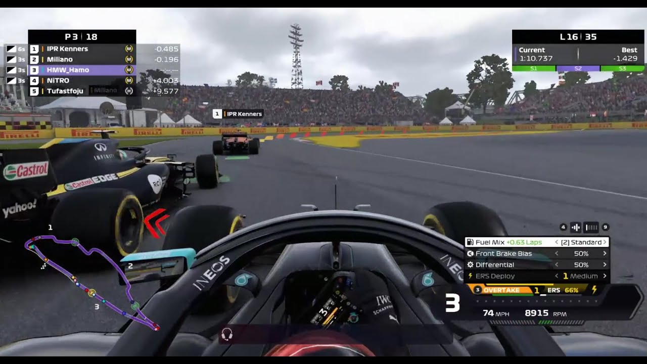Outside Look Turns Into Overtake F1 2020 League Racing Clip YouTube