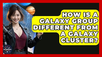 How Is A Galaxy Group Different From A Galaxy Cluster? - Astronomy Made Simple