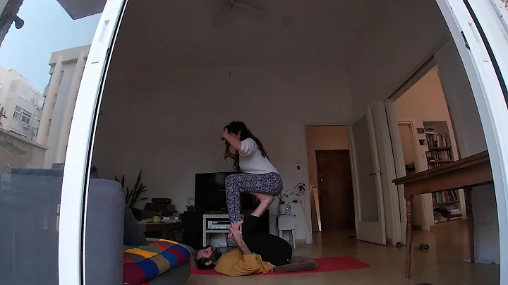 Acro-Yoga bird to chair transition