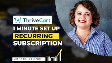 ThriveCart Subscription Recurring Payments - Set Up in 1 Minute Free Tutorial + BONUS