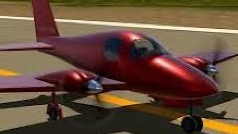 Flying and landing the twin prop in simple planes!