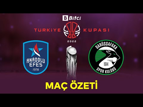 Anadolu Efes Finalde! | Bitci Türkiye Kupası Özet | Anadolu Efes 96-71 Darüşşafaka