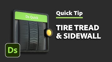 Tire Tread And Sidewall | Designer Quick Tip #14 | Adobe Substance 3D