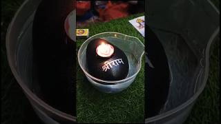 Shri Ram Floating Stone With candle || #shorts #short #youtubeshorts