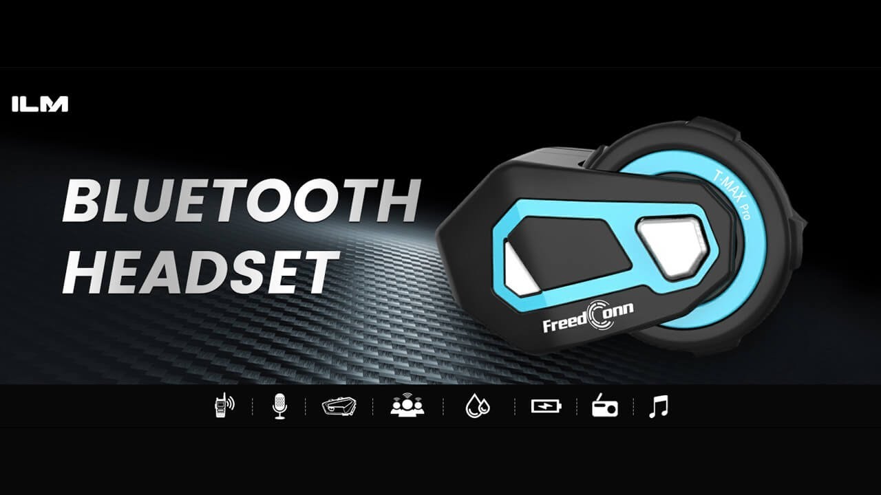 ILM Motorcycle Waterproof Bluetooth Headset
